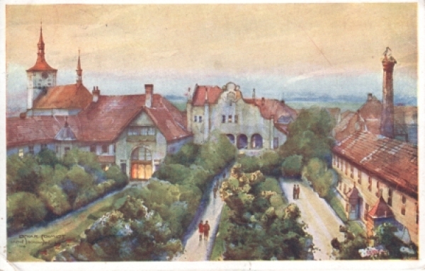 Lázně Bohdaneč (kresba) 19xx 95 063 ●